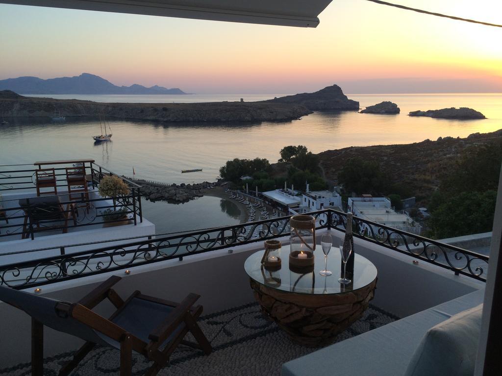 Lindos Shore Superior Studio (Adults Only) ภายนอก รูปภาพ