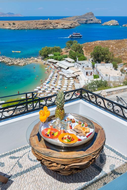 Lindos Shore Superior Studio (Adults Only) ภายนอก รูปภาพ