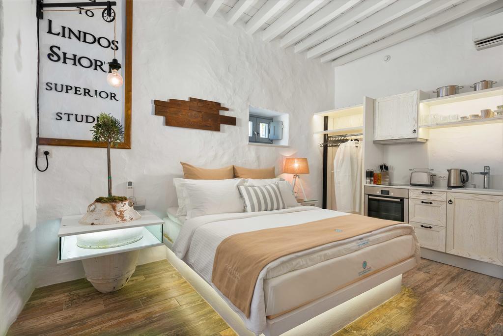 Lindos Shore Superior Studio (Adults Only) ภายนอก รูปภาพ